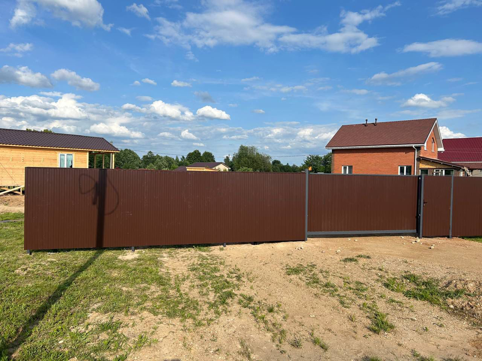 Монтаж забора Сарафоново