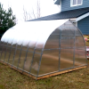 Теплица "Горка" 3*4 шаг 0,65м, 6 усилений, оцинкованный профиль 25*25, с поликарбонатом 4мм престиж.
