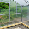 Теплица "Прямостенная" двойная дуга КРАБ-СИСТЕМА 4*6 шаг 0,65м, с поликарбонатом 4мм.