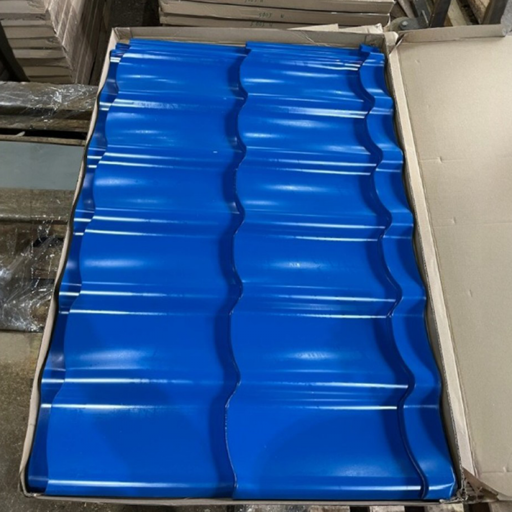 ЛОТ №18 Металлочерепица «Монтеррей», RAL 5005 (сигнальный синий),6 шт. ЛОТ №18 Металлочерепица «Монтеррей», RAL 5005 (сигнальный синий),6 шт.