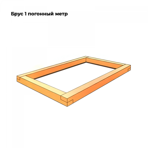 Брус 100*100 1м