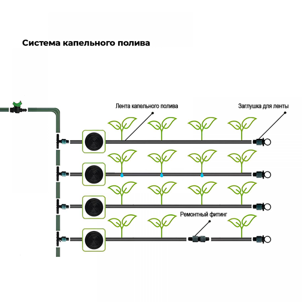 Система капельного полива Система капельного полива