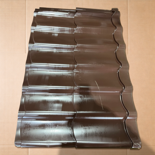 ЛОТ №16 Металлочерепица «Монтеррей», RAL 8017 двусторонняя (шоколадно-коричневый), 6 шт