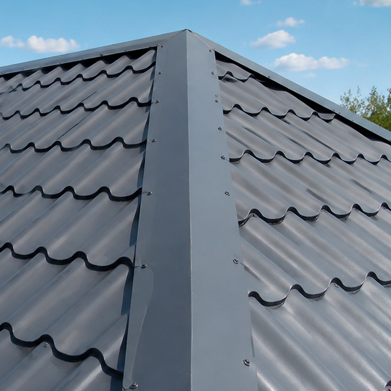 Конек простой 2 м RAL 6005 Конек простой 2 м RAL 6005